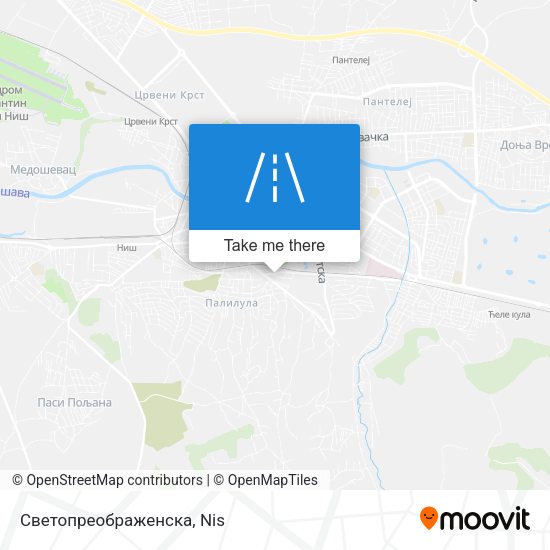 Светопреображенска map