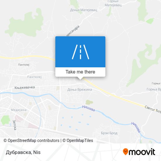 Дубравска map