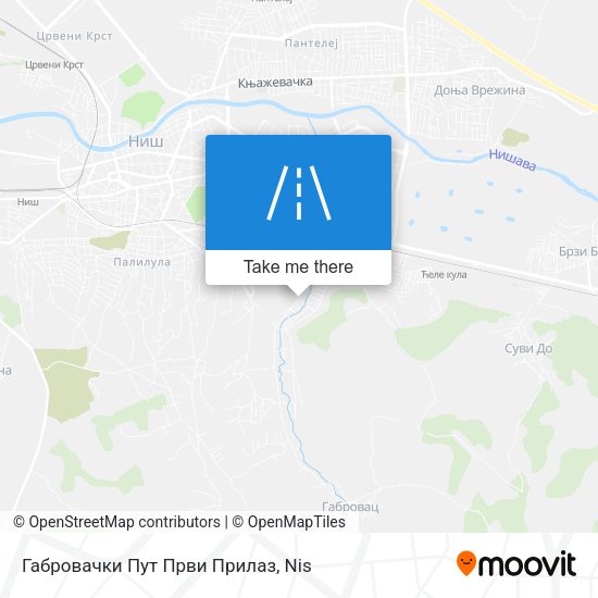 Габровачки Пут Први Прилаз map