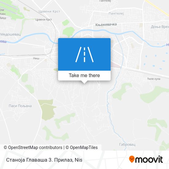 Станоја Главаша 3. Прилаз map