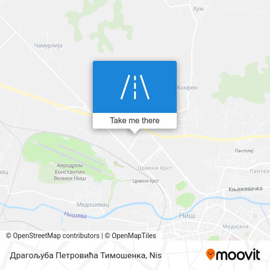 Драгољуба Петровића Тимошенка map