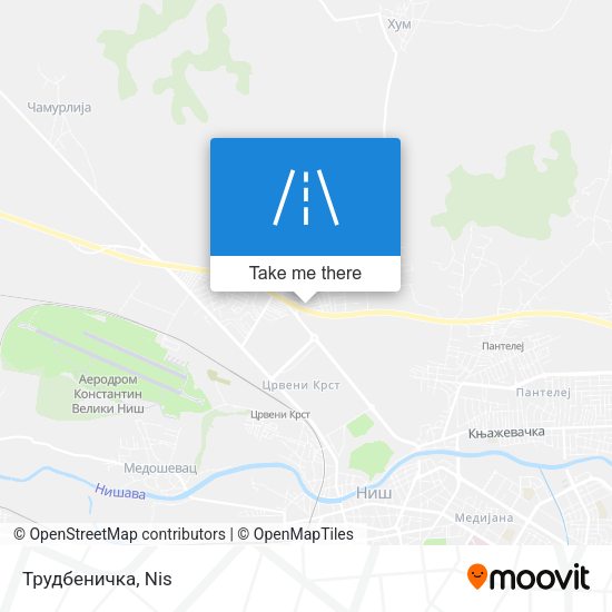 Трудбеничка map