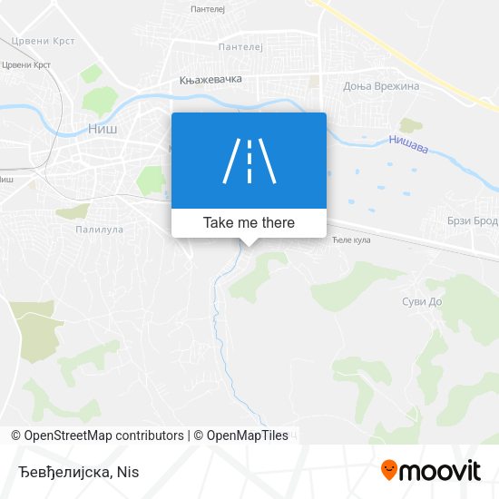 Ђевђелијска map