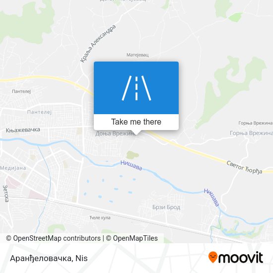 Аранђеловачка map
