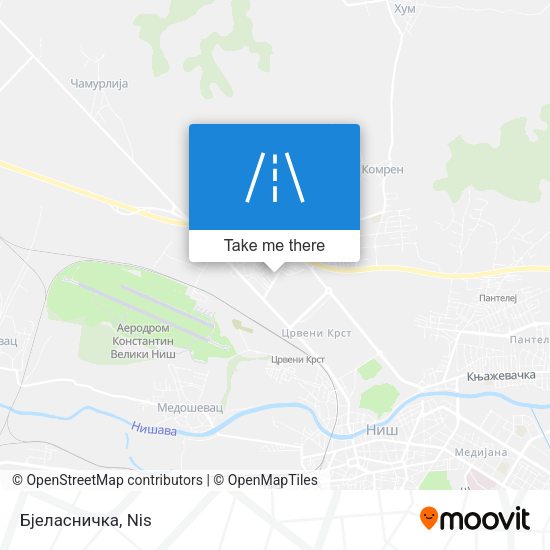 Бјеласничка map