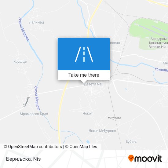 Бериљска map