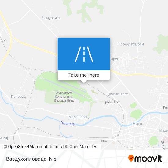 Ваздухопловаца map