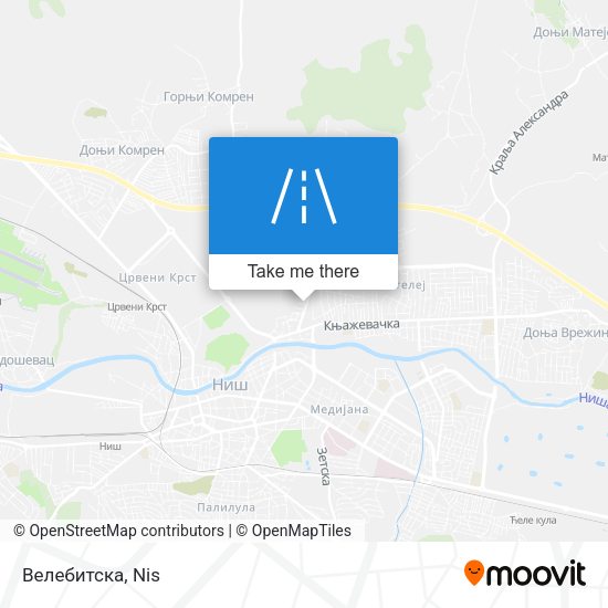 Велебитска map