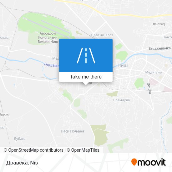 Дравска map