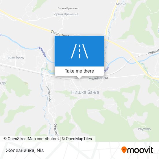 Железничка map
