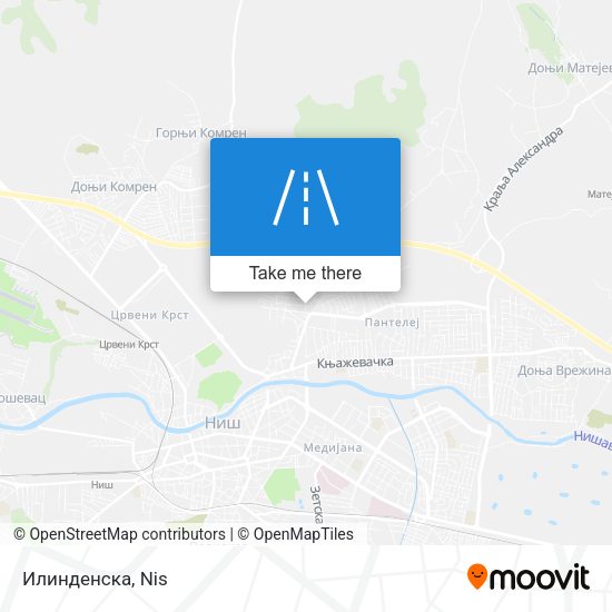 Илинденска map