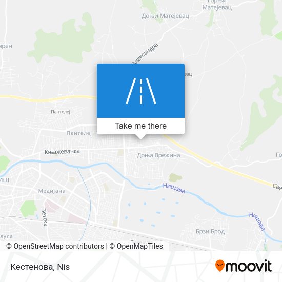 Кестенова map