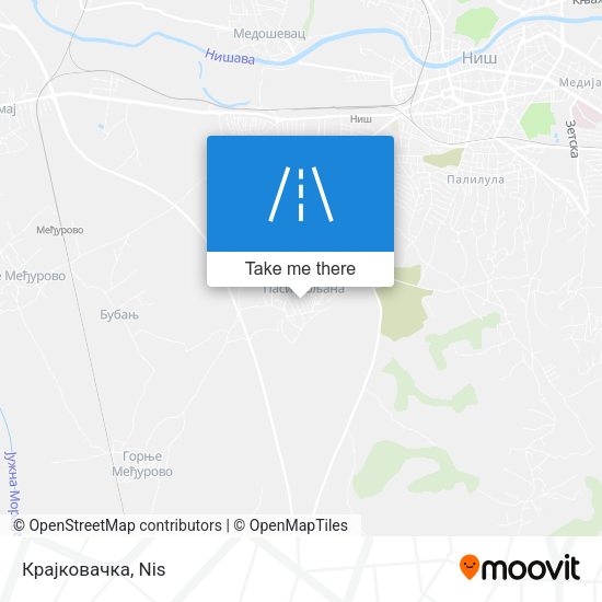 Крајковачка map