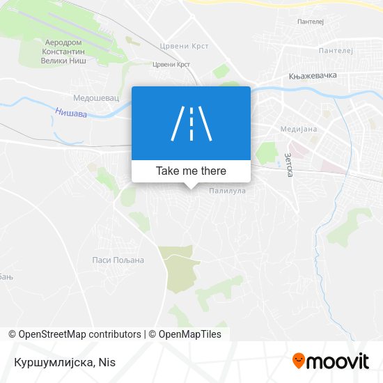 Куршумлијска map