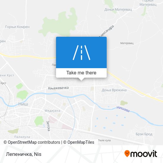 Лепеничка map