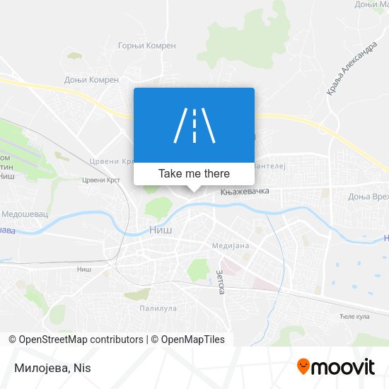 Милојева map