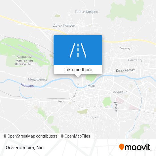 Овчепољска map