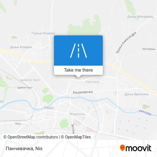 Панчевачка map