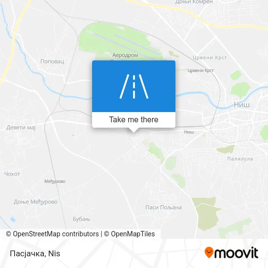 Пасјачка map