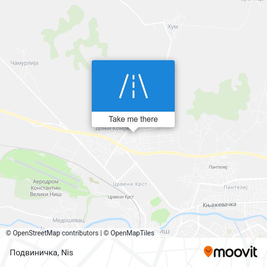 Подвиничка map