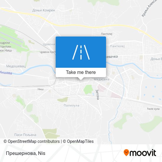 Прешернова map