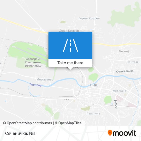 Сечаничка map