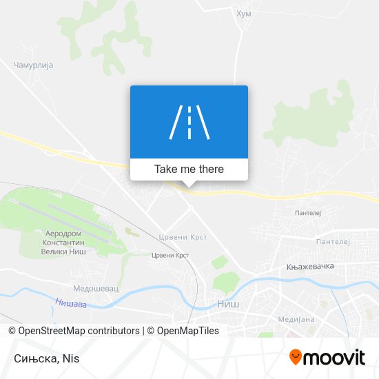 Сињска map