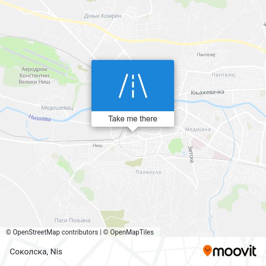 Соколска map