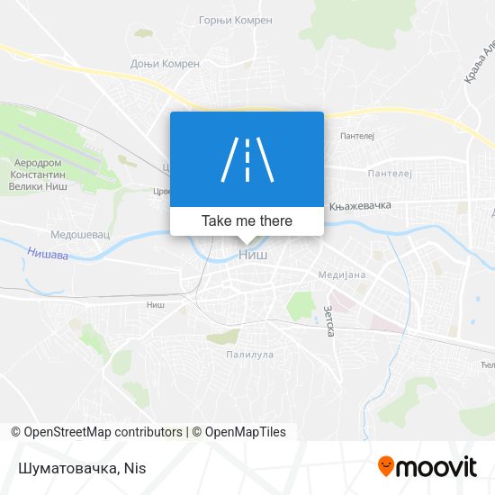 Шуматовачка map