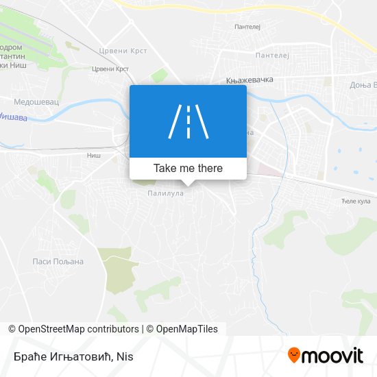 Браће Игњатовић map