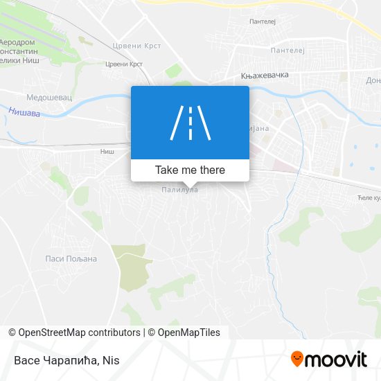 Васе Чарапића map