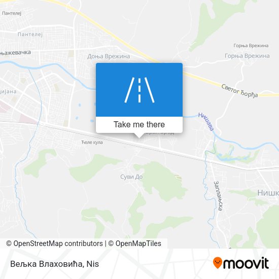 Вељка Влаховића map