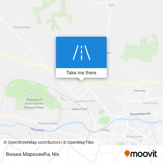 Вељка Марковића map