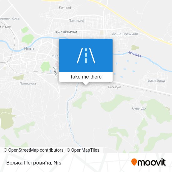 Вељка Петровића map