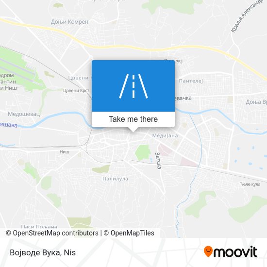 Војводе Вука map