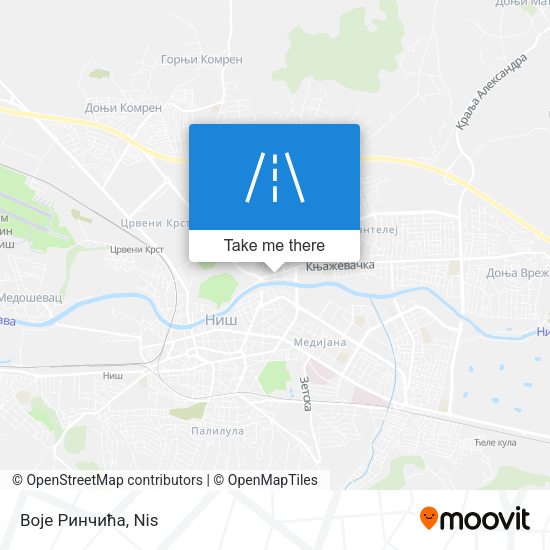 Воје Ринчића map