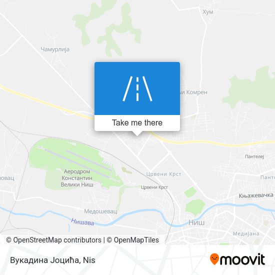Вукадина Јоцића map