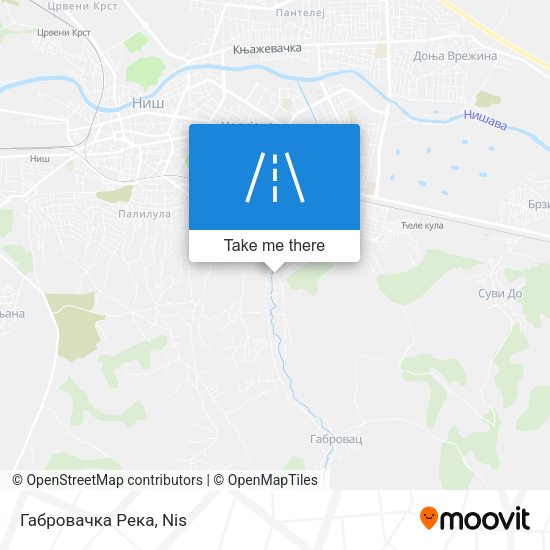 Габровачка Река map