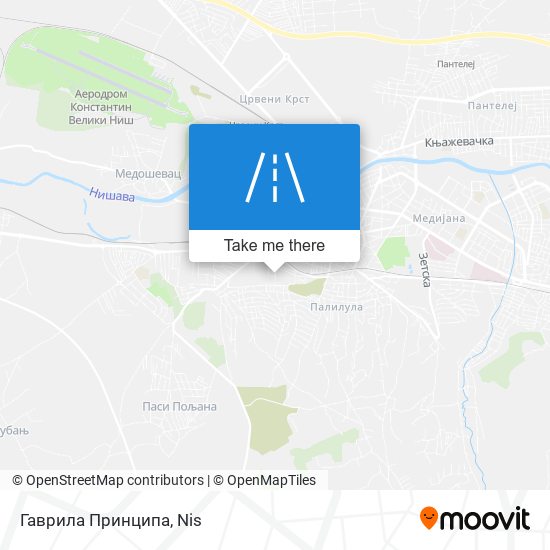 Гаврила Принципа map