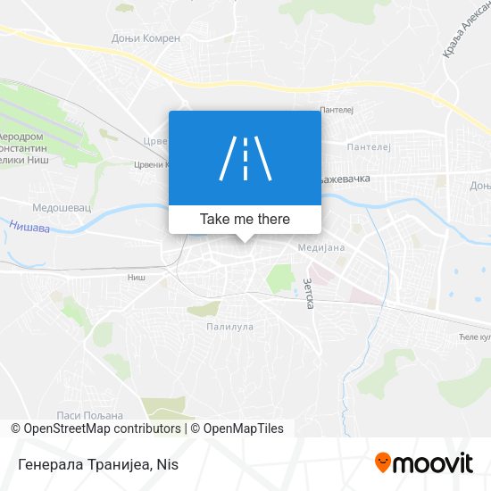 Генерала Транијеа map