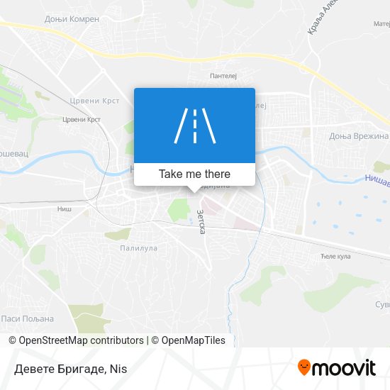 Девете Бригаде map