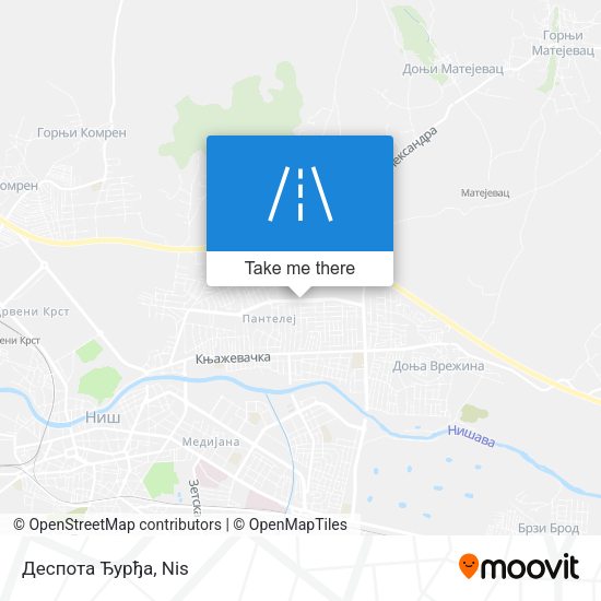 Деспота Ђурђа map