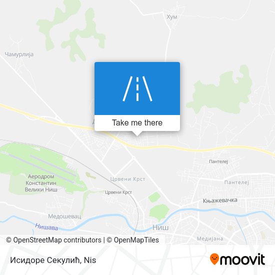 Исидоре Секулић map