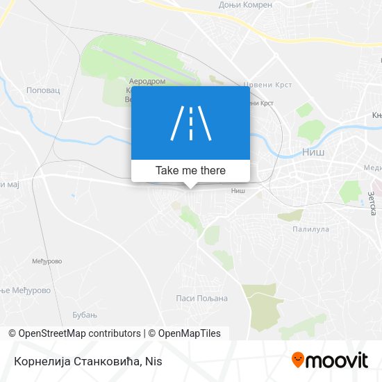 Корнелија Станковића map