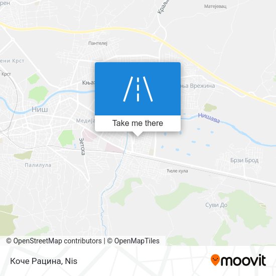 Коче Рацина map