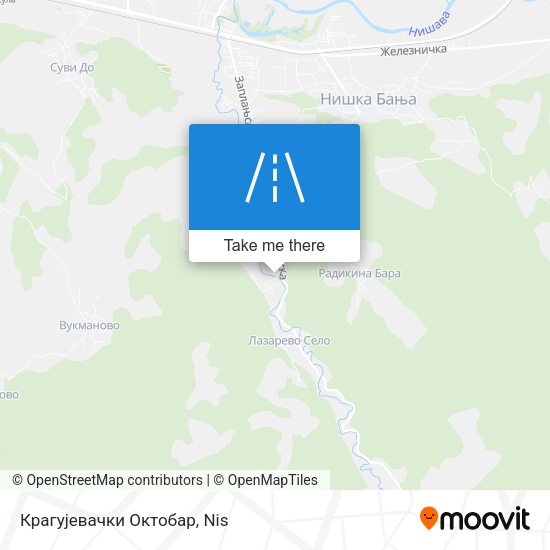 Крагујевачки Октобар map