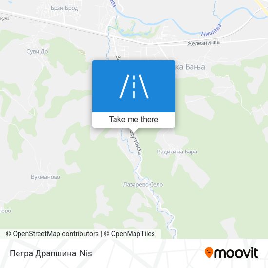 Петра Драпшина map