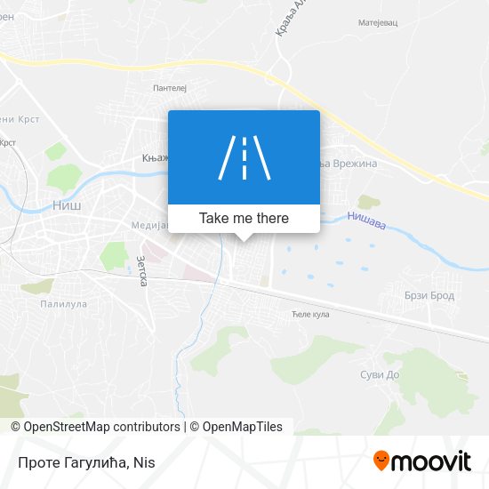 Проте Гагулића map