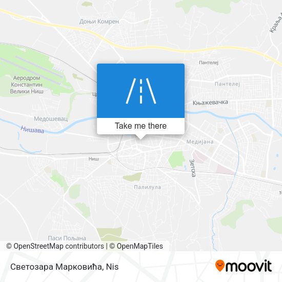 Светозара Марковића map