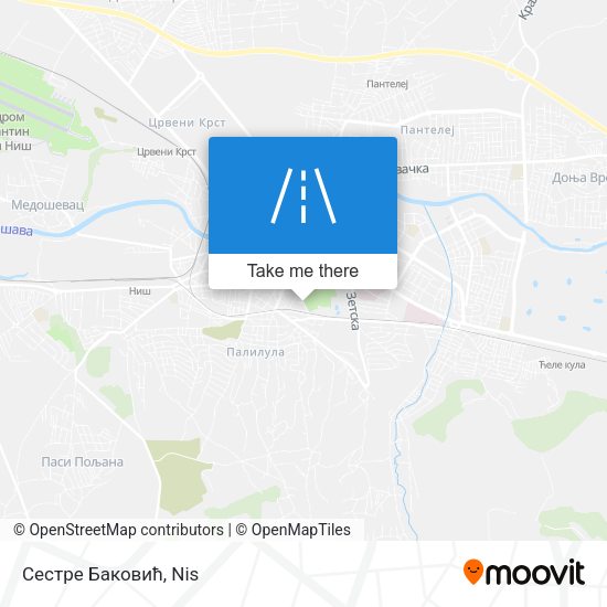 Сестре Баковић map